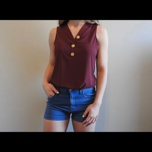 Wine button tank